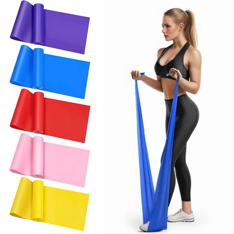 Home Pilates Yoga - Elastic Yoga Fitness Bands Yoga Pilates