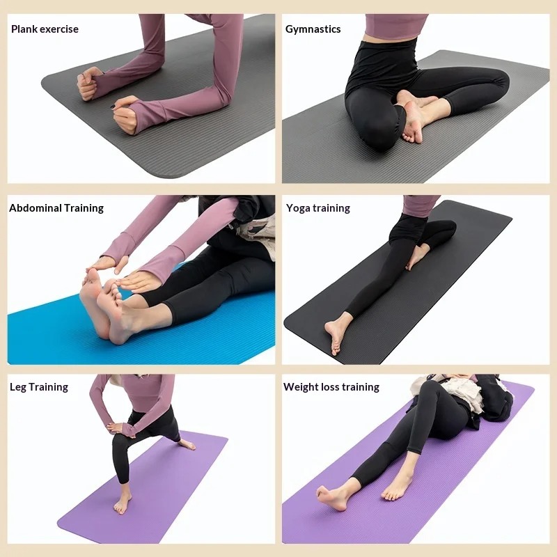 Extra Thick Non Slip Yoga Mat  - огляд і ціна Home Pilates Yoga