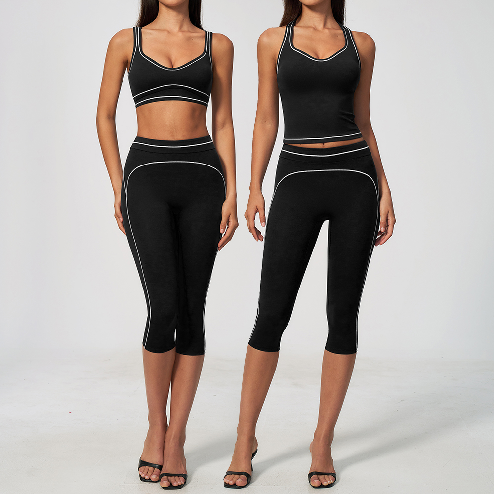 Women Contrast Stitch Racerbac - огляд і ціна Pilates Yoga Classes