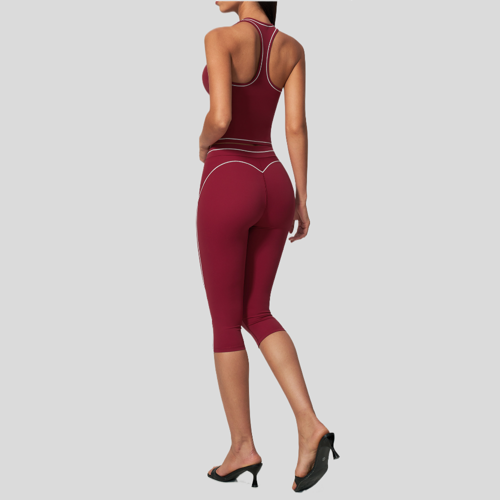 Women Contrast Stitch Racerbac - огляд і ціна Pilates Yoga Classes