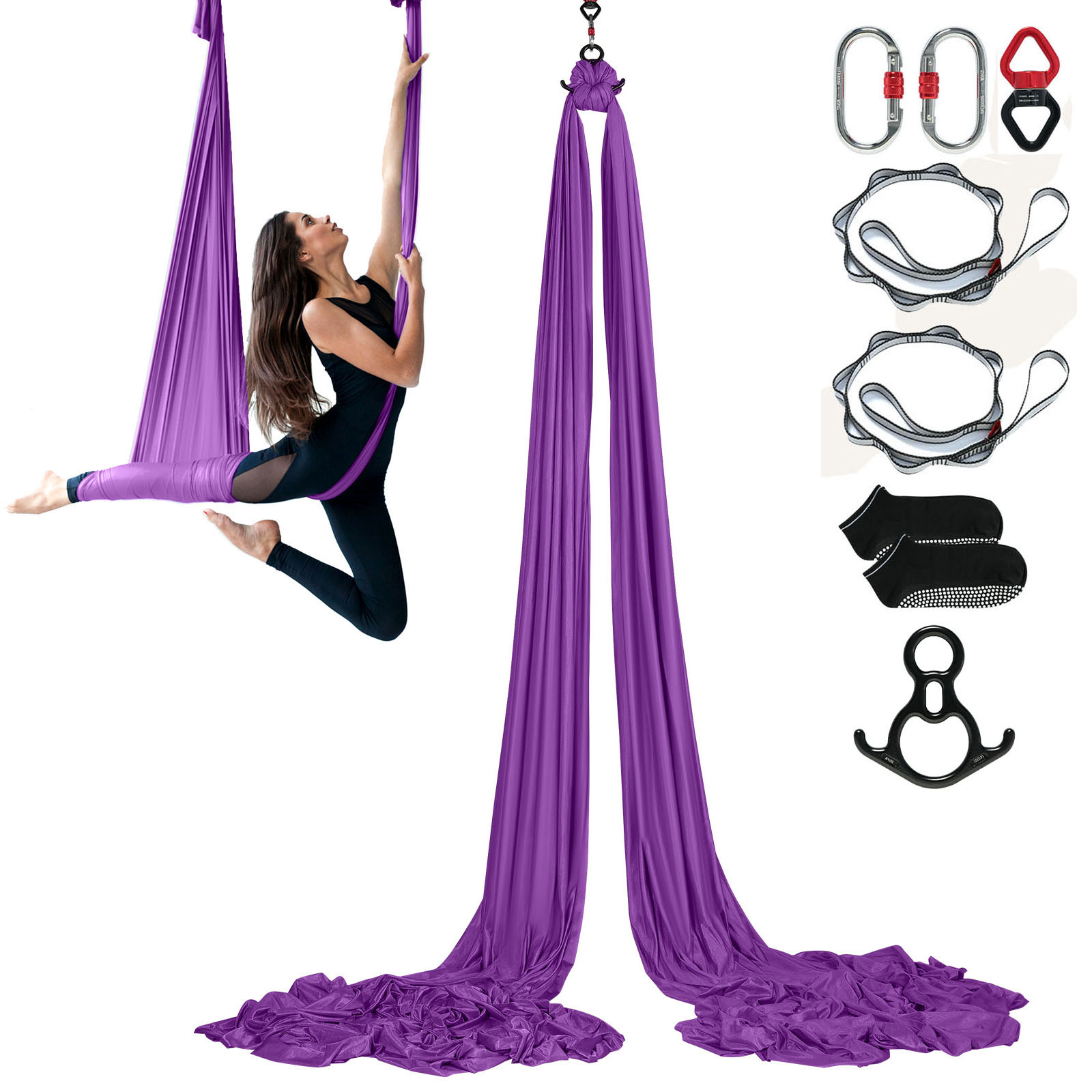 8.7/11Yards Aerial Yoga Hammoc - огляд і ціна Aerial Silk Hammock