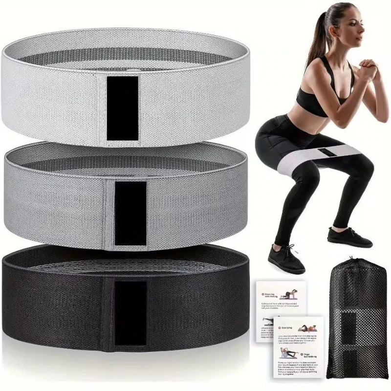 3PCS Fabric Resistance Bands f - огляд і ціна Pilates Yoga Classes