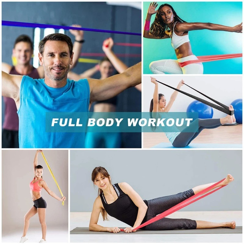 Natural Latex Resistance Bands - огляд і ціна Home Pilates Yoga