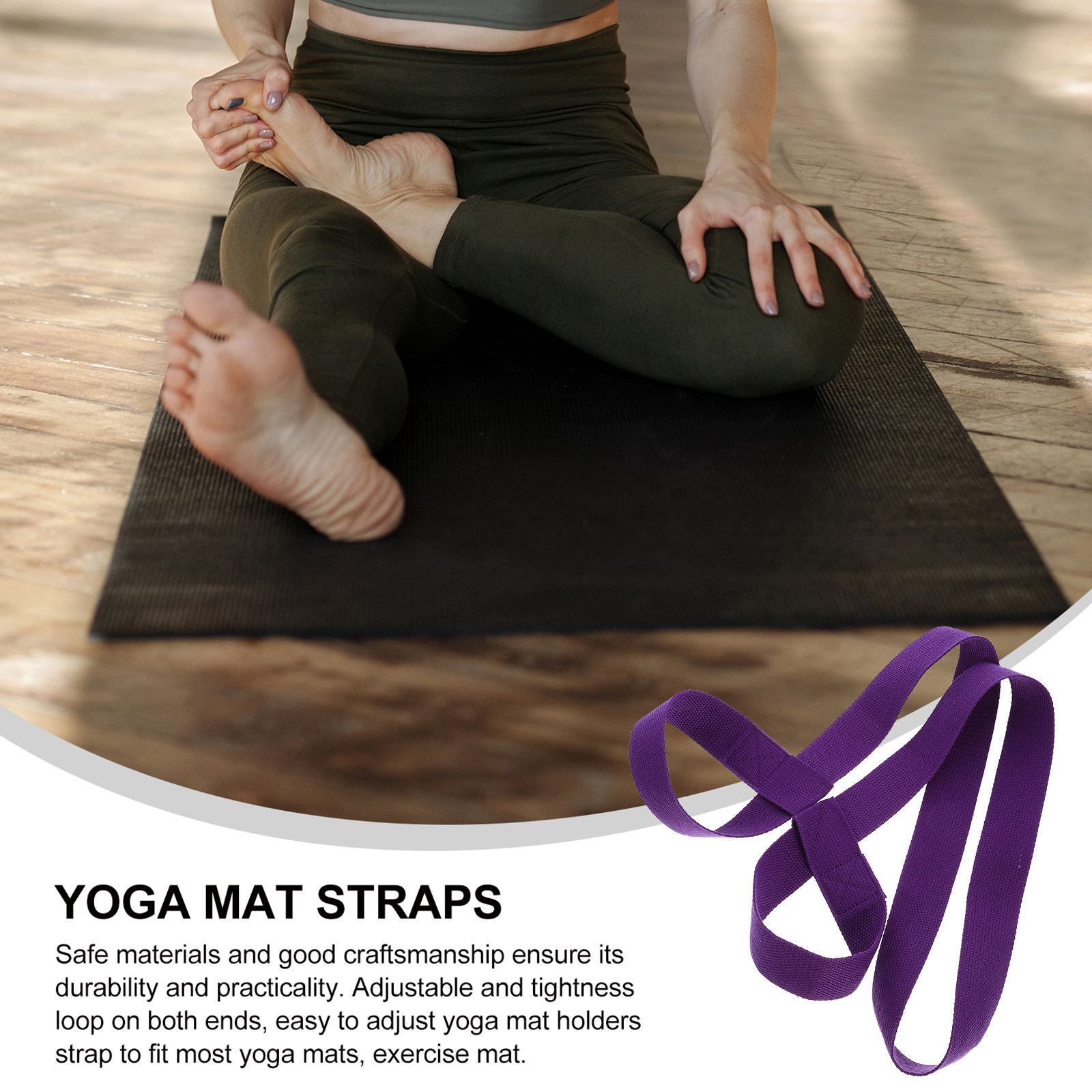 2Pcs Yoga Mat Sling Strap Heav - огляд і ціна Pilates Yoga Classes