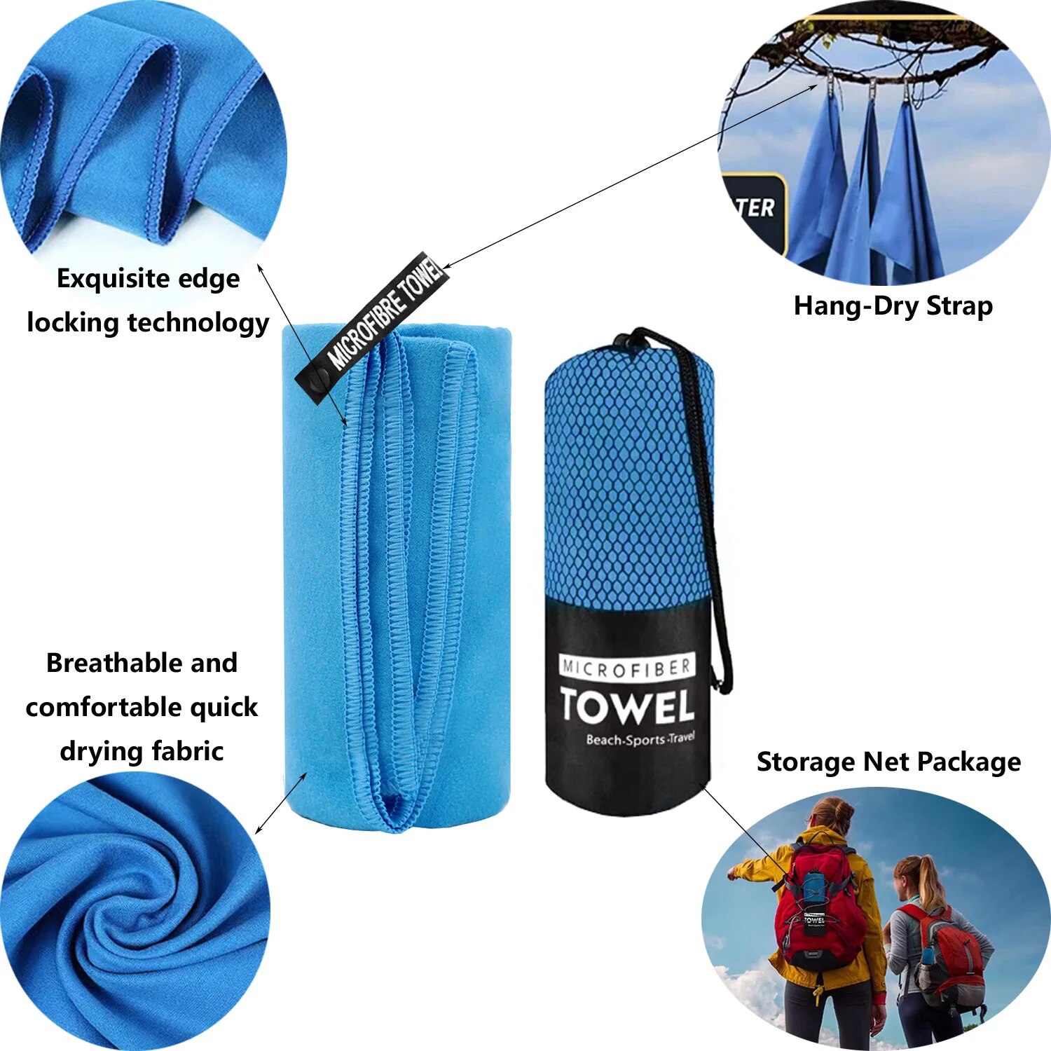 Quick-Dry Sports Towel 40X80/7 - огляд і ціна Pilates Yoga Towel