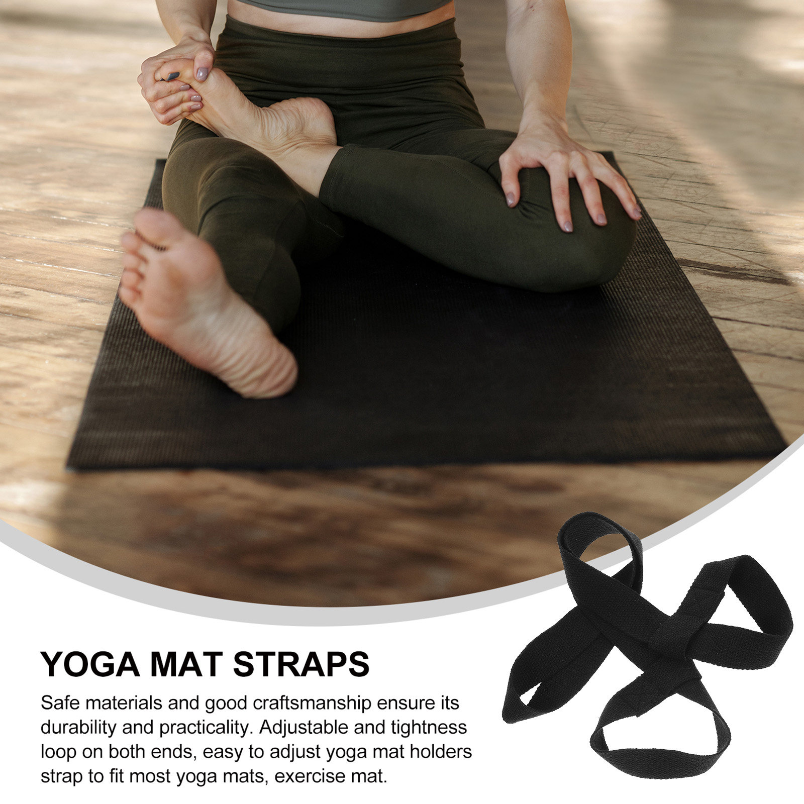 2Pcs Yoga Mat Sling Strap Heav - огляд і ціна Pilates Yoga Classes