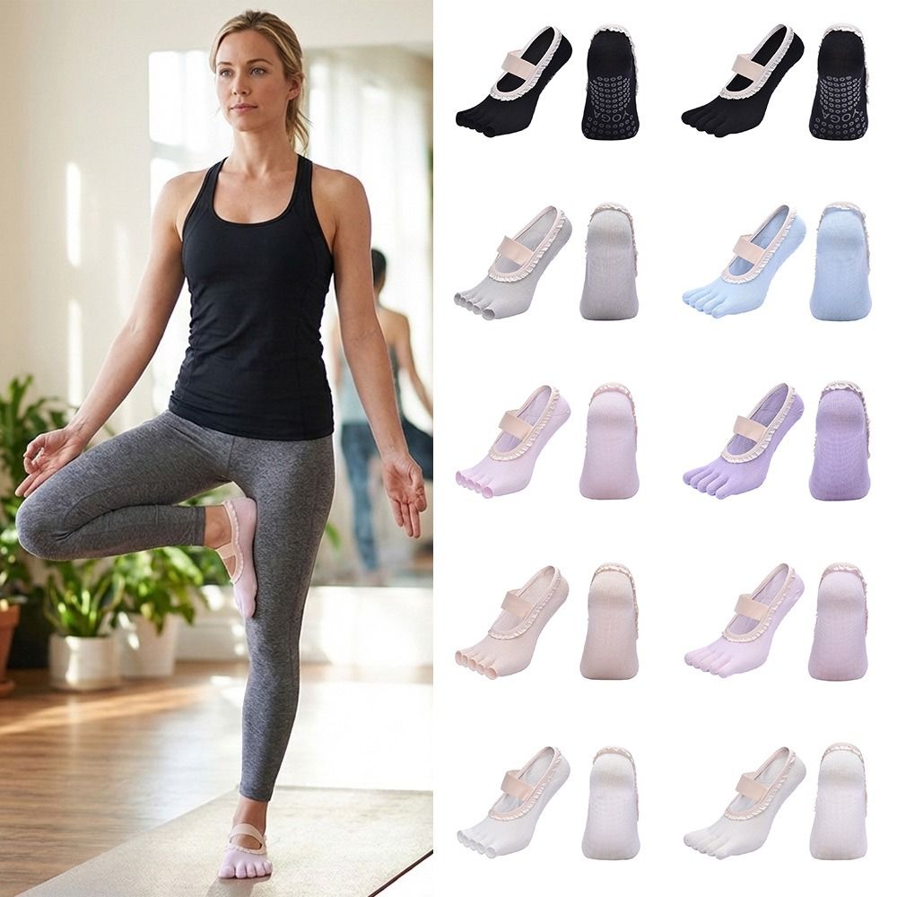 Creative Non-Slip Yoga Socks B - огляд і ціна Pilates Yoga Classes