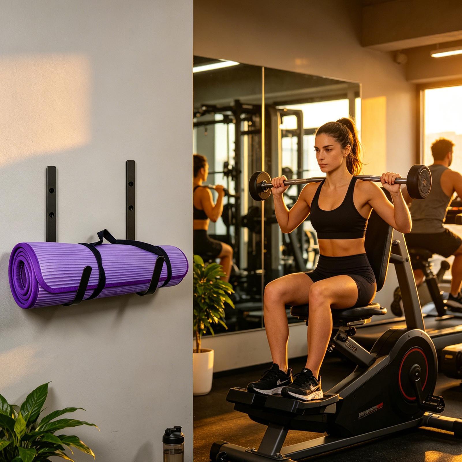 Yoga Mat Wall Mount Foam Rolle - огляд і ціна Pilates Yoga Garage