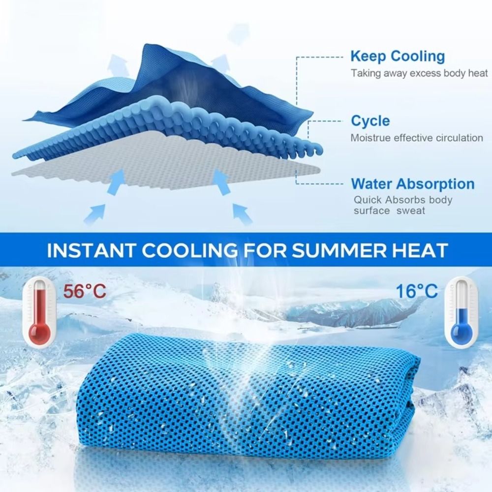 New Ultra Soft Cooling Towel L - огляд і ціна Pilates Yoga Towel