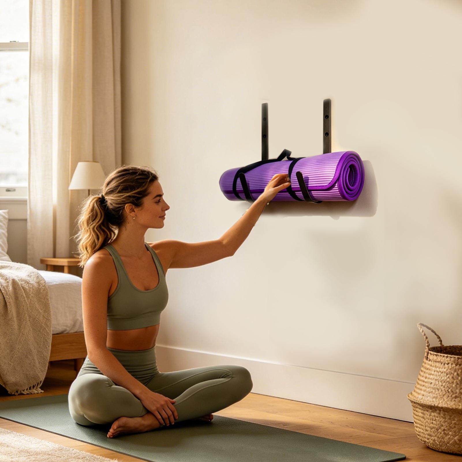 Yoga Mat Holder Wall Mount Foa - огляд і ціна Pilates Yoga Garage