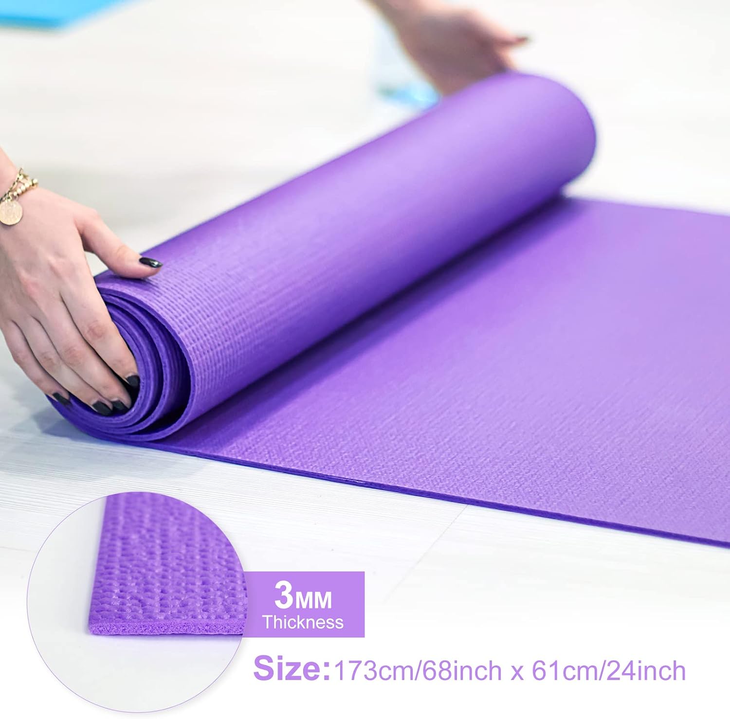 3 mm Thin Yoga Mats Lightweigh - огляд і ціна Pilates Yoga Classes
