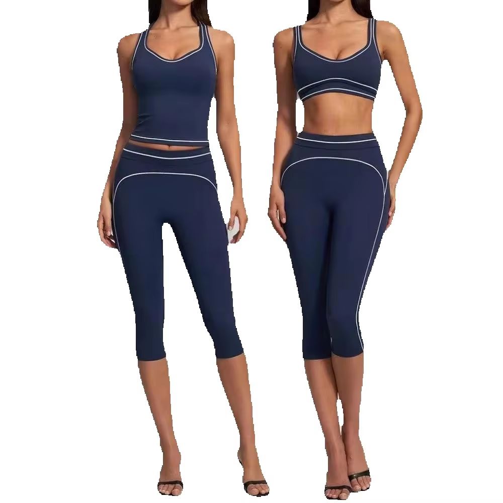 Women Contrast Stitch Racerbac - огляд і ціна Pilates Yoga Classes