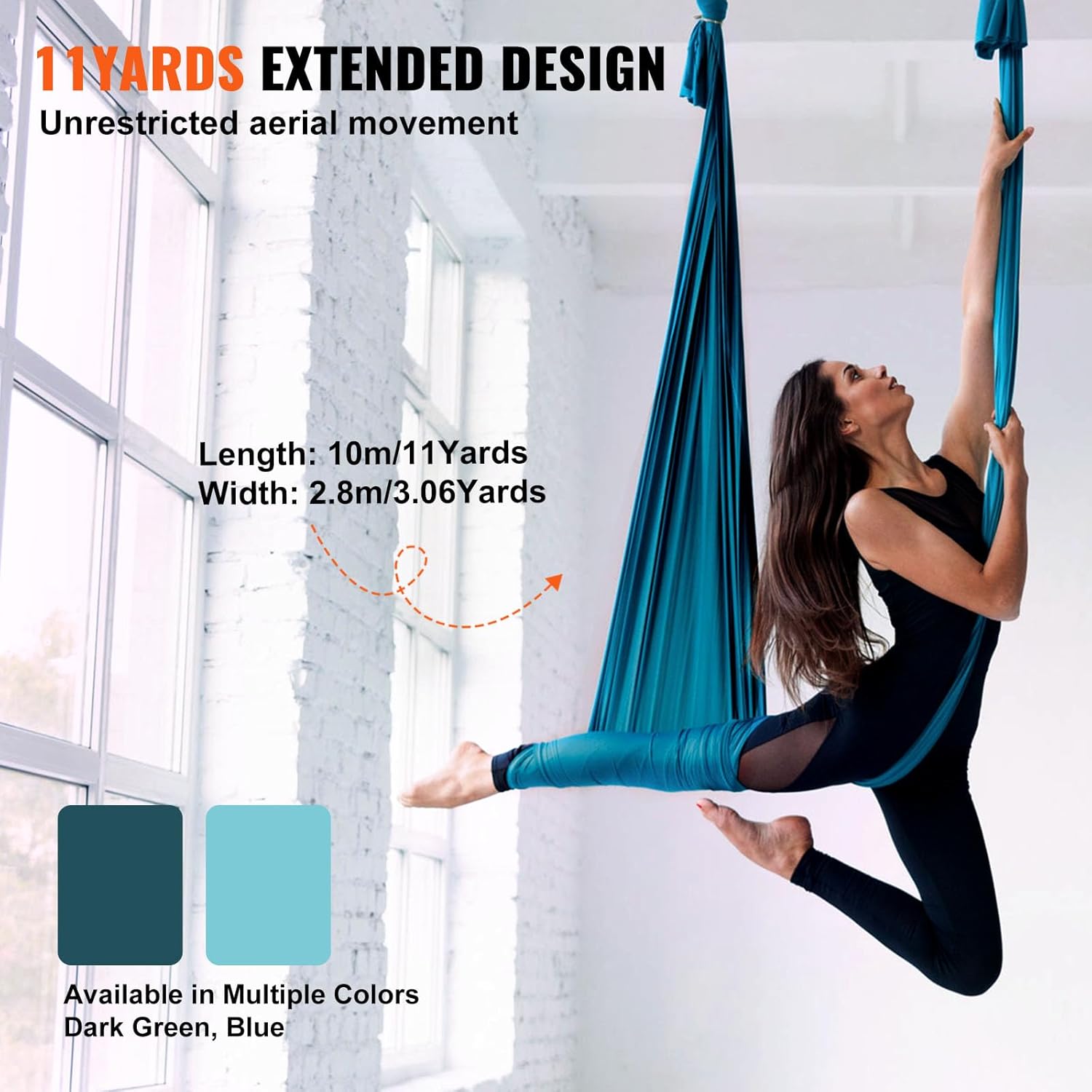 11 Yards Aerial Silk Set Aeria - огляд і ціна Aerial Silk Hammock