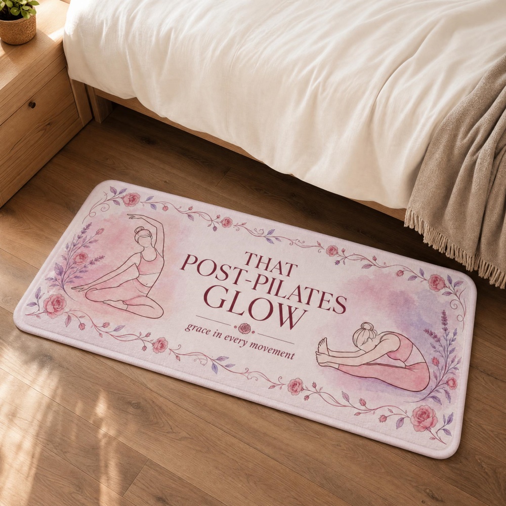 Soft Flannel Floral Yoga Figur - огляд і ціна Pilates Yoga Garage