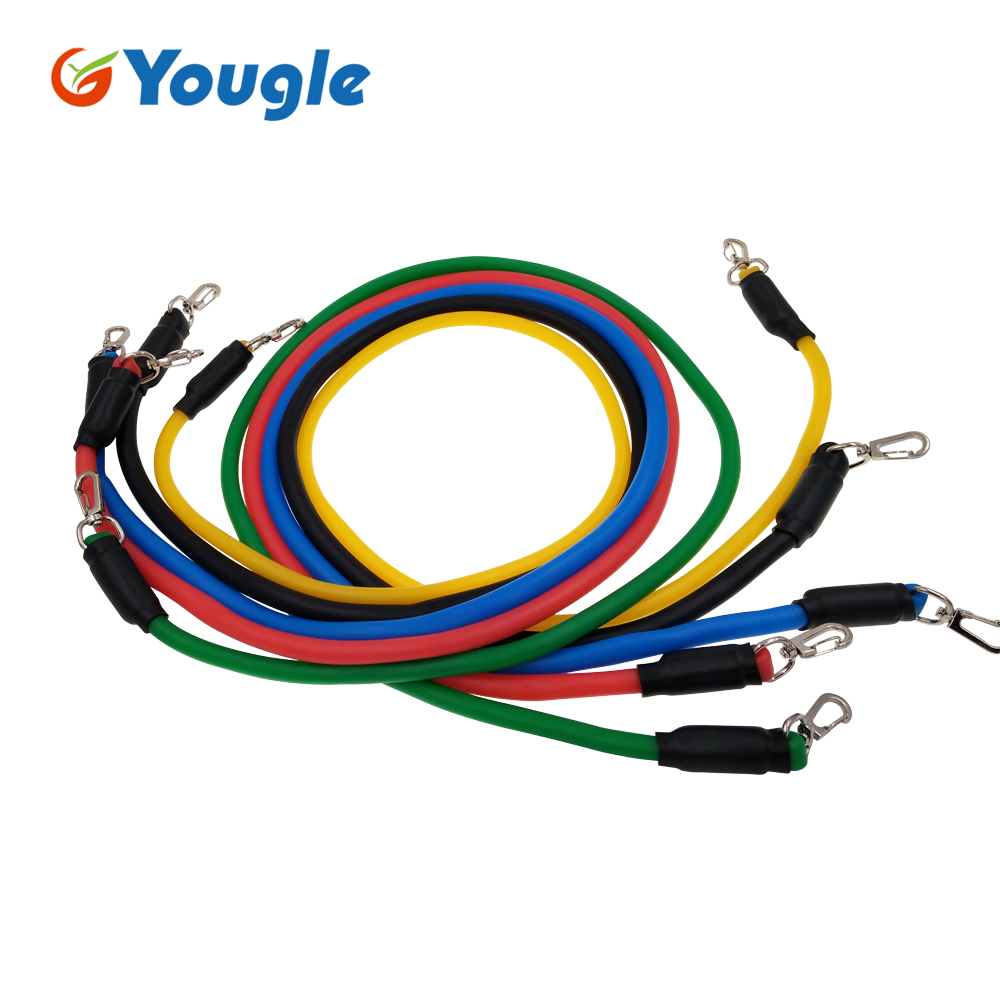 YOUGLE 11pcs/set Pull Rope Fit - огляд і ціна Pilates Yoga Reformer