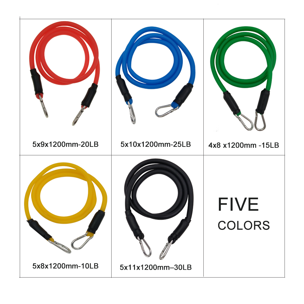 YOUGLE 11pcs/set Pull Rope Fit - огляд і ціна Pilates Yoga Reformer