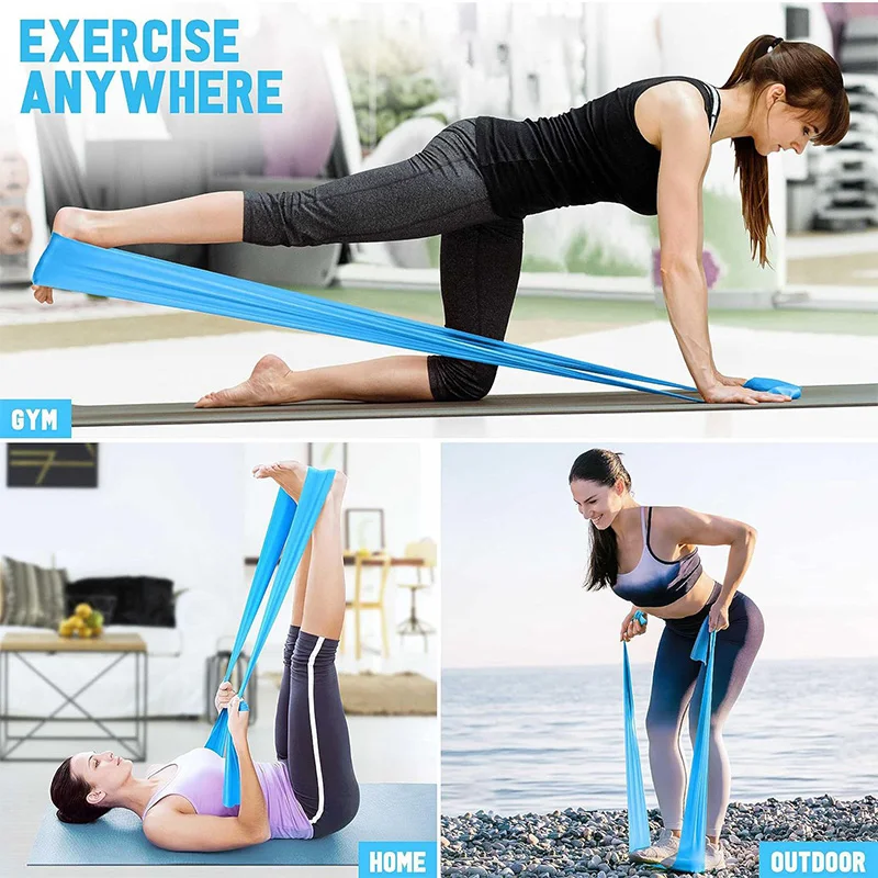Elastic Yoga Fitness Bands Yog - огляд і ціна Home Pilates Yoga